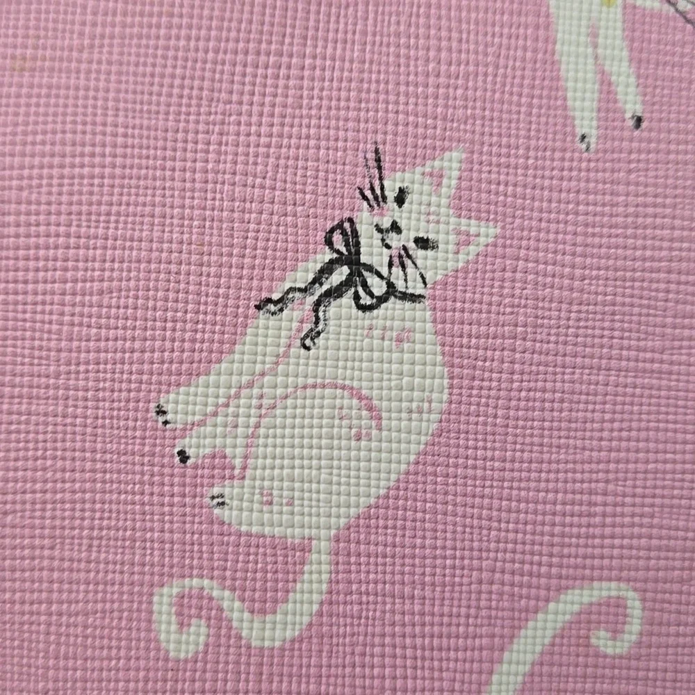 Adorable Cat Print Cosmetic Bag/Organizer In Pink, NWT